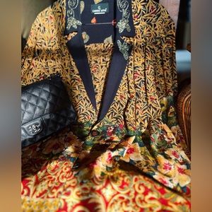 Carole Little Vintage blouse/jacket soo pretty!
